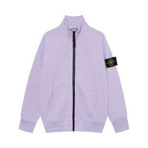 Stone Island Lavender Zip-Up Shirt